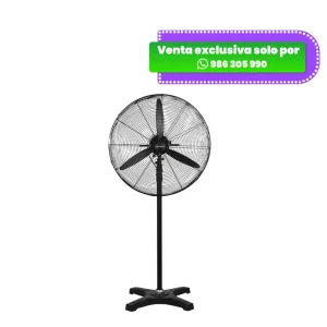 Ventilador Industrial Imaco de 30 Pulgadas 2 en 1 (Pedestal y Pared) con Giro de 180°
