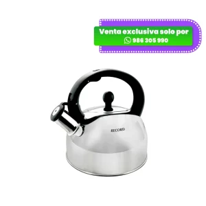 Tetera RECORD de Acero Inoxidable de 4 Litros GIULIA FZ-900-AC-IN
