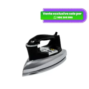 Plancha Clásica Imaco Seca Pesada Base Cerámica I1700C Acero Con Negro