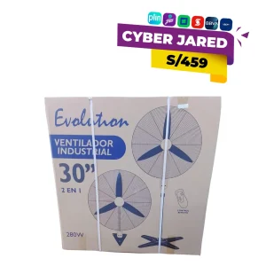 Ventilador Industrial Evolution 30" 2 en 1 con Control Remoto y 280W de Potencia