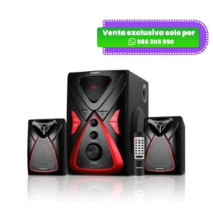 Parlante Micronics Sistema Multimedia 2.1. Absolut  Usb/sd