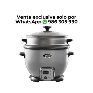 Olla Arrocera OSTER  Multiuso Función de Aderezo de 1.8 Litros Plateado CKSTRC7129S