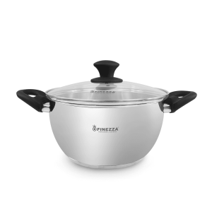 Olla de Acero Inoxidable de 22 cm FINEZZA FF-0022-IN