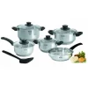 Ollas de acero Inox Record GRAZIA 10 Piezas
