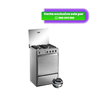 Cocina a Gas Indurama de 4 Hornillas - PERUGIA - Croma