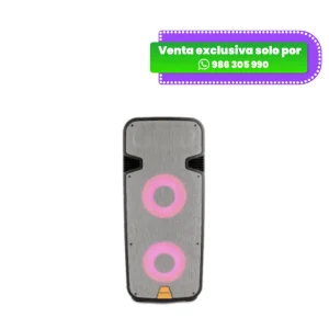 Parlante Activo Doble 15" C/Bateria PHA-210B 1000W