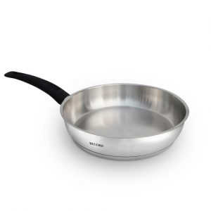 Sartén de Acero Inoxidable RECORD de 24 cm GIA PLUS