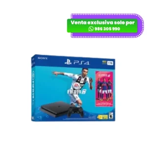 PlayStation 4 Slim Negro 1TB FIFA 19 + Mando Dualshock 4 Negro