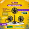 Ventilador Oster OMF831 de 18″ - Negro
