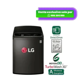 Lavadora Carga Superior LG 22Kg WT22BSS6H Black
