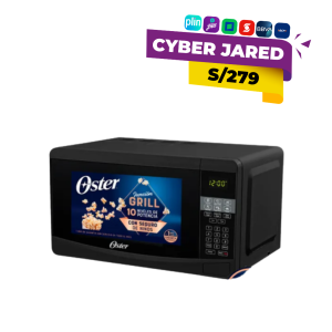 Horno Microondas Oster de 20L con Función Grill y 10 Niveles de Potencia - Negro (POGKEW2702G)
