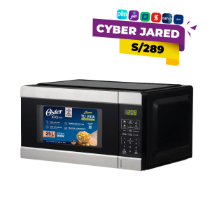 Horno Microondas Oster Digital de 25L con Panel Táctil y Puerta de Acero Inoxidable - POGG2303