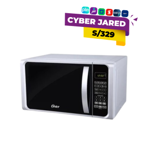 Horno Microondas Oster de 25L con Panel Digital y Acabado Silver - POGGM3901M