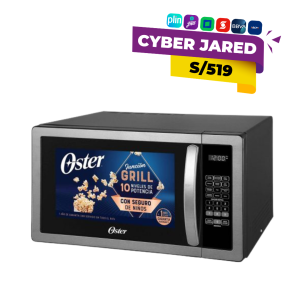 Horno Microondas Oster® de 30L con Función Grill y Acabado Acero - POGGM91101G