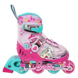 Patines Barbie Convertibles Lineal, 3 y 4 Ruedas PBB-17A / Rosado