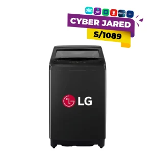 Lavadora LG de carga superior negra WT13OBVTB