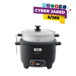 Olla Arrocera Oster 3 en 1 de 15 Tazas con DiamondForce y Función Sofrito - CKSTRC15DFBLK