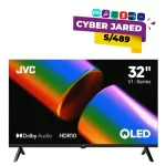 Smart TV JVC 32" QLED HD Google TV (LT-32KM1584) – Oferta Exclusiva Cyber Jered