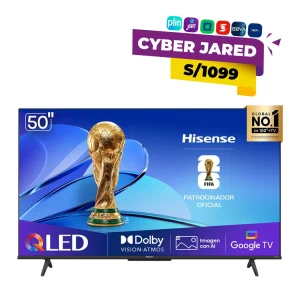 Televisor Hisense QLED de 50 pulgadas en promoción.