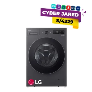 Lavaseca de carga frontal LG WD20EGNTSPG color grafito en oferta Cyber.
