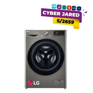 Lavaseca frontal LG inteligente de 14 kg plateada