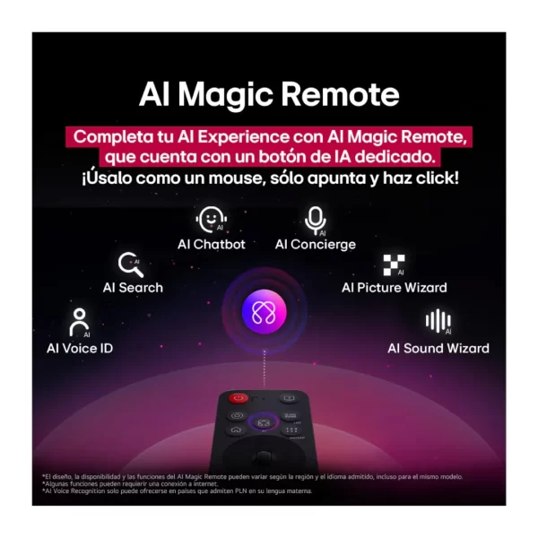 Televisor LG 55" QNED 4K UHD Smart TV con IA y Procesador Gen7 - Modelo 2025 (55QNED82ASG) - Imagen 7