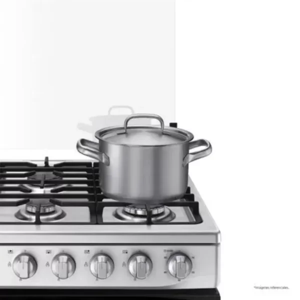 Cocina a Gas Samsung 6 Hornillas NX52T5311PS/PE: Potencia y Capacidad para tu Hogar - Imagen 8