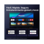 Televisor Smart TV Hisense 55" QLED 4K con Escalador AI y Dolby Vision Atmos (55Q6QV) - Imagen 2