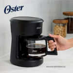 Cafetera Oster 5 Tazas con Filtro Reutilizable BVSTDCS51B - Imagen 4