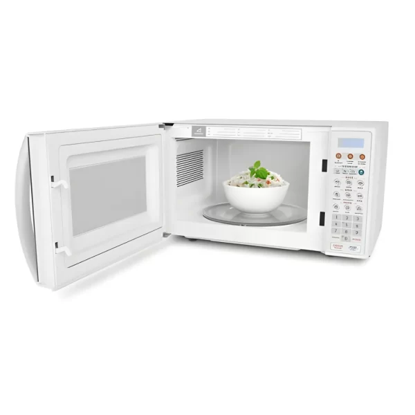 Microondas Electrolux de 17 Litros con Panel Digital y Menús Automáticos - Blanco (EMDO17S2GSRUW) - Imagen 4