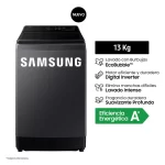 Lavadora Samsung 13kg Inverter Gris WA40F13E4CPE - Imagen 2