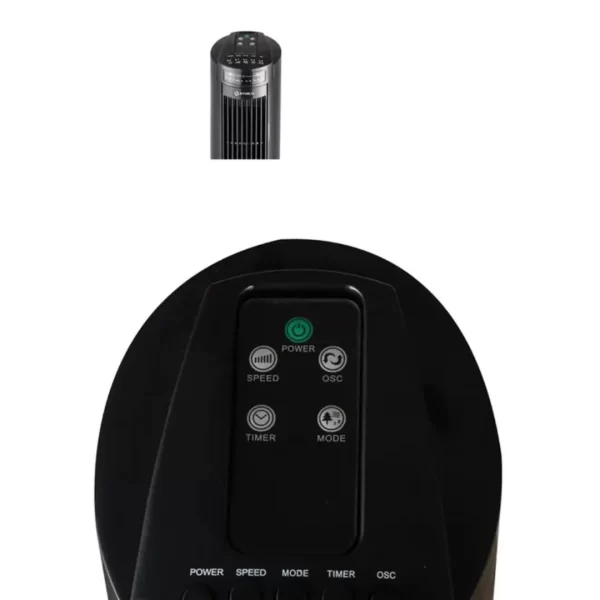 Ventilador de Torre Imaco de 36 Pulgadas con Control Remoto y Temporizador - Negro (TF3645) - Imagen 2