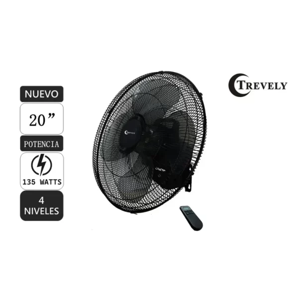 Ventilador Industrial Trevely VT-204C: Potencia y Control Remoto - Imagen 3