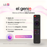 Control Remoto LG Magic Remote 2025 (MR25GA) – El Mando Inteligente con IA - Imagen 4