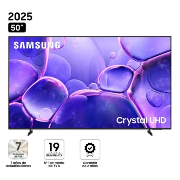 Samsung Crystal UHD 50" UN50U8000 (2025): Smart TV 4K Premium de Gama de Entrada - Imagen 3