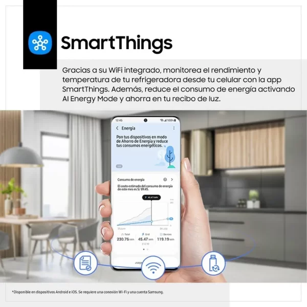 Refrigeradora de 384L SAMSUNG All Around Cooling Plata RT38DG6730S9PE - Imagen 4