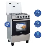 Cocina a Gas Aghaso Essential de 4 Hornillas COC-AGH06 GLP - Imagen 7