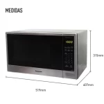 Horno Microondas PANASONIC de 37 Litros NN-SB646SRPK - Imagen 6