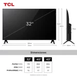 Smart TV TCL 32" QLED Full HD - 32S5K con Google TV - Imagen 5