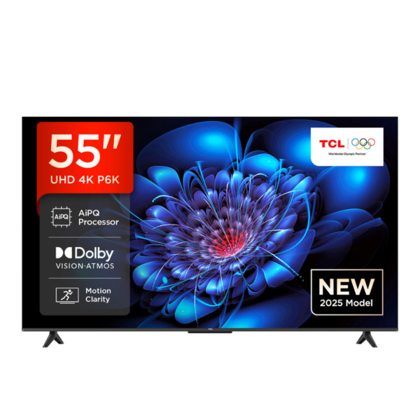 Televisor TCL 55" 4K HDR Google TV con Procesador AiPQ - Modelo 2025 (55P6K) - Imagen 3