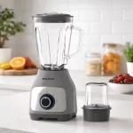 Licuadora Taurus Silver Premium con Vaso de Vidrio y Picatodo - Gris (PE9120970A) - Imagen 3