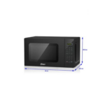 Horno Microondas Oster® de 20L con Panel Digital y 6 Programas Automáticos - Negro (POGME2702) - Imagen 2