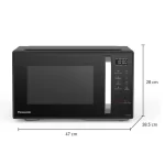 Microondas Panasonic 25L NN-ST34QBRPK: Potencia de 900W y 10 Menús Automáticos - Imagen 5