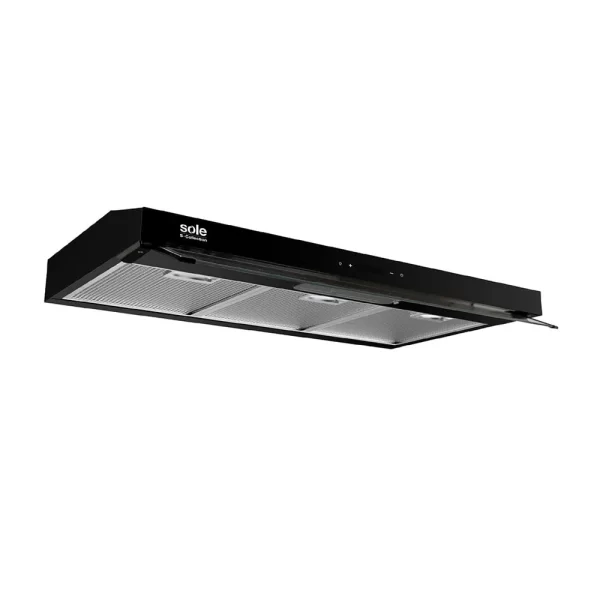 Campana Extractora S-Collection Slim Black Sole de 90Cm TURE19CO - Imagen 2
