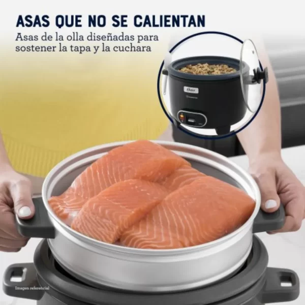 Olla Arrocera Oster 3 en 1 de 15 Tazas con DiamondForce y Función Sofrito - CKSTRC15DFBLK - Imagen 12