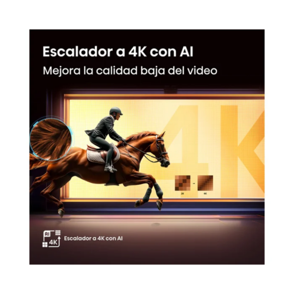 Televisor Smart TV Hisense 55" QLED 4K con Escalador AI y Dolby Vision Atmos (55Q6QV) - Imagen 11