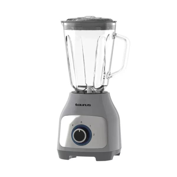 Licuadora Taurus Silver Premium con Vaso de Vidrio y Picatodo - Gris (PE9120970A) - Imagen 2