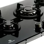 Encimera Empotrable a Gas Indurama de 5 Hornillas Vidrio Negro con Parrillas Individuales (EGI-905VDNEG) - Imagen 3