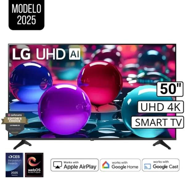 Televisor LG 50" UHD 4K Modelo 2025 con Inteligencia Artificial y webOS Re:New (50UA7300PSB) - Imagen 4