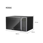 Horno Microondas de 23 Litros PANASONIC Negro NN-GT34JBRPK - Imagen 7